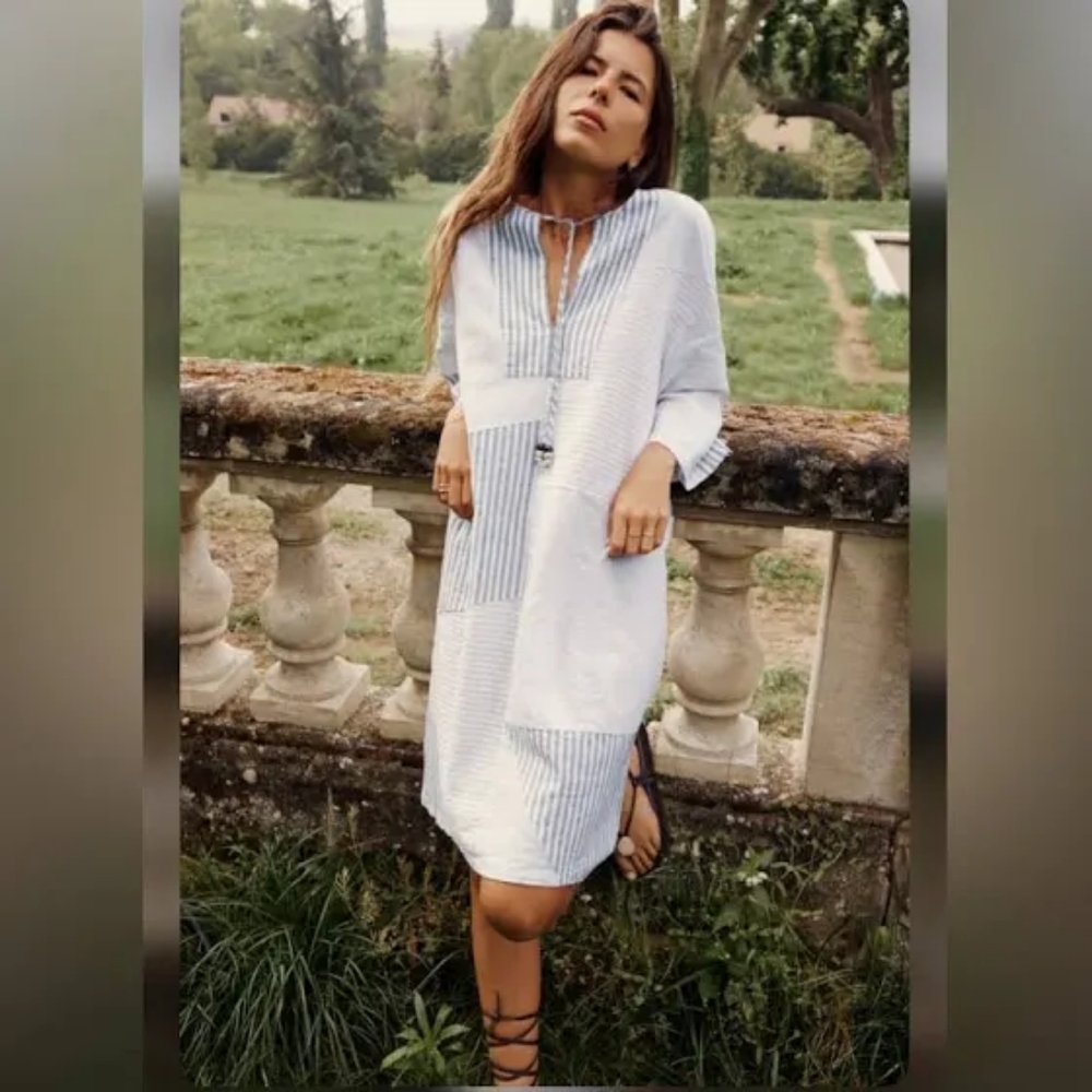 NWOT. Zara cotton/linen dress.